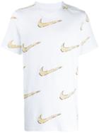Nike Logo Print Crewneck T-shirt - White