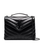 Saint Laurent Black Lou Lou Medium Leather Bag