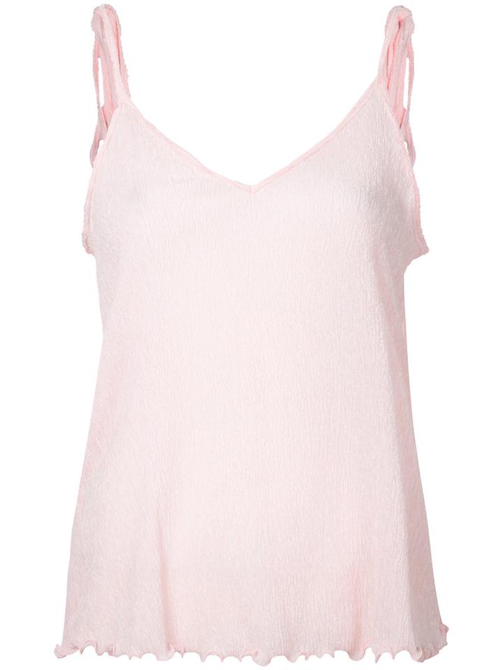 G.v.g.v. - Yoryu Chiffon Cami Top - Women - Polyester/polyurethane/tencel - 34, Women's, Pink/purple, Polyester/polyurethane/tencel