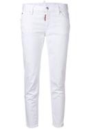 Dsquared2 Regular Slim Fit Trousers - White
