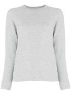 Officine Generale Crew Neck Sweatshirt - Grey