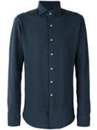 Fay - Classic Shirt - Men - Cotton - S, Blue, Cotton