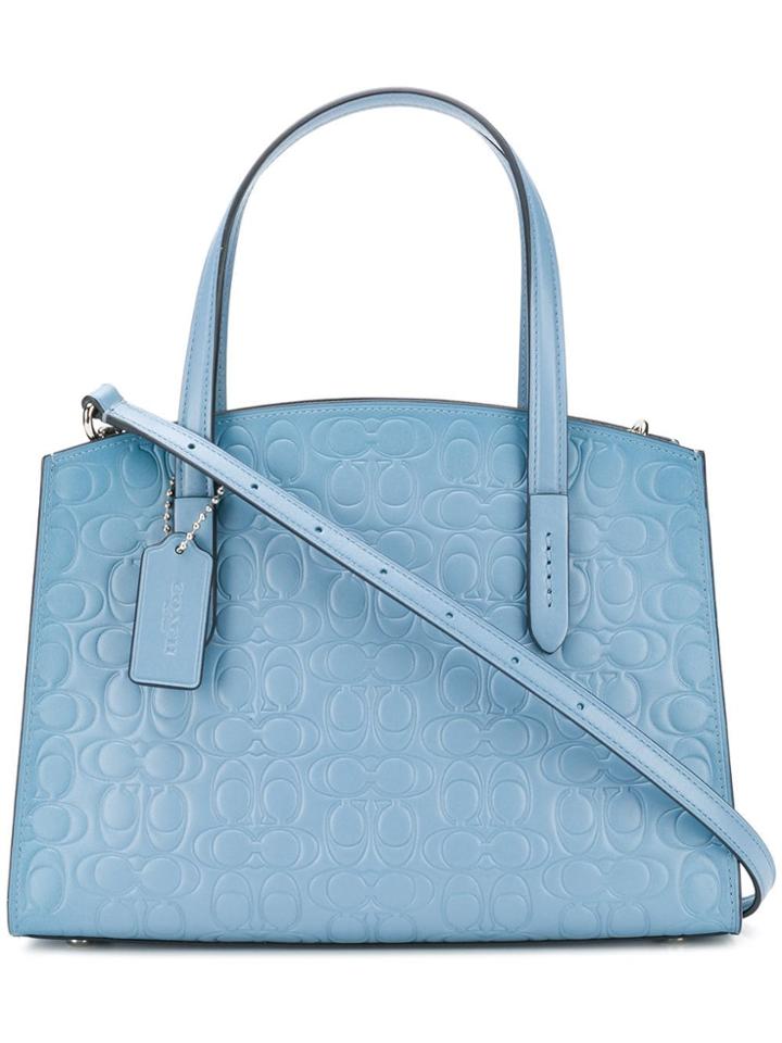 Coach Charlie 28 Tote Bag - Blue