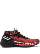 Adidas Dame4 Bape Sneakers - Red