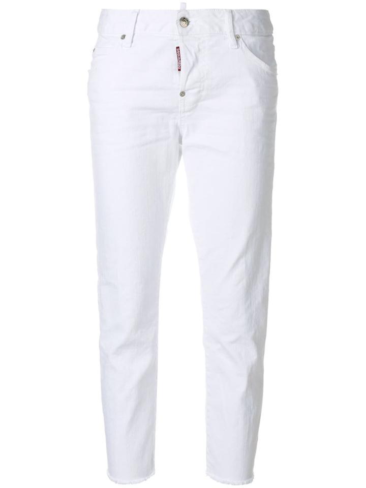 Dsquared2 Mid-rise Tapered Jeans - White