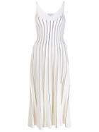 Gabriela Hearst Striped Midi Dress - White