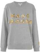 Marc Jacobs Sequin Logo Sweatshirt - Grey