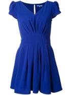Guild Prime Petal-sleeve Mini Dress - Blue