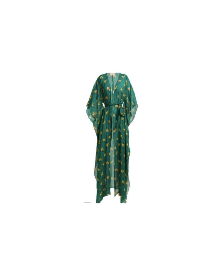 Adriana Degreas Josephine Baker Print Long Robe - Unavailable