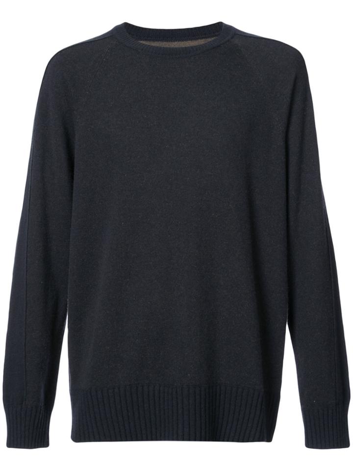 Ziggy Chen Crew Neck Sweatshirt - Blue