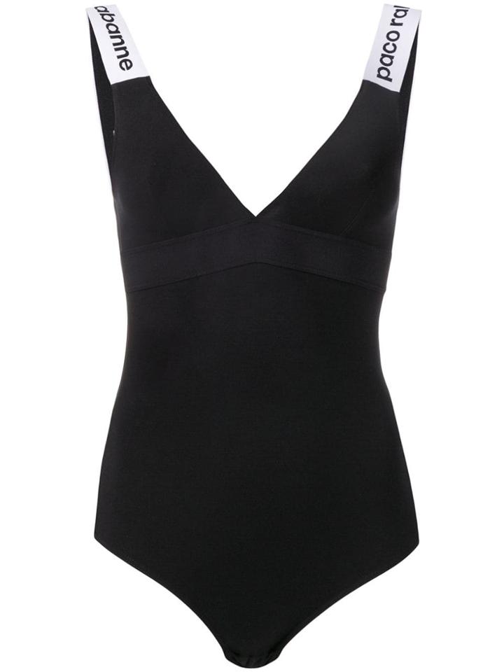 Paco Rabanne Fitted Bodysuit - Black