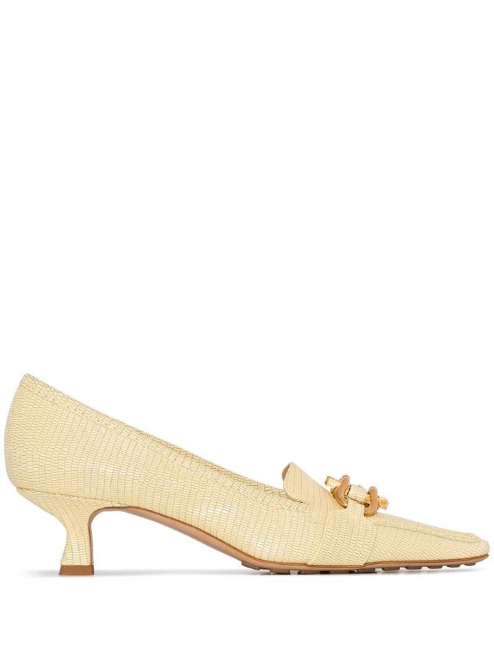Bottega Veneta Madame 45mm Pumps - Yellow