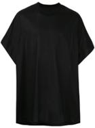 Julius Oversized Crew Neck T-shirt - Black
