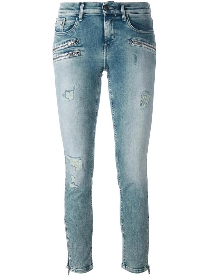 Calvin Klein Jeans Skinny Jeans, Women's, Size: 25, Blue, Cotton/polyester/spandex/elastane