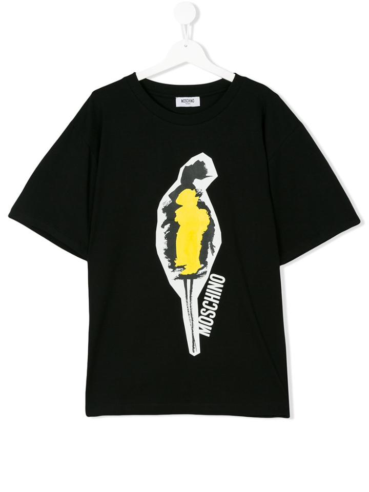 Moschino Kids Paint Brush T-shirt - Black