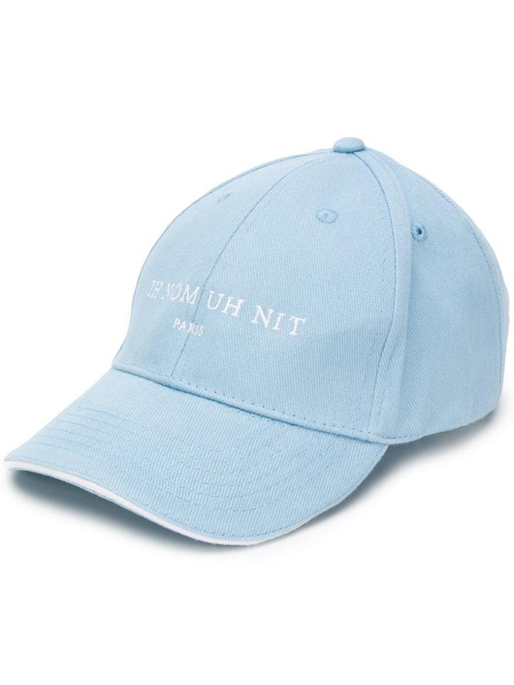 Ih Nom Uh Nit Embroidered Logo Baseball Cap - Blue
