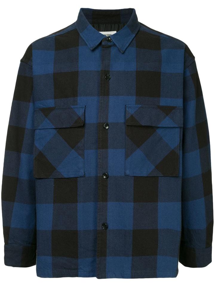 Monkey Time Longsleeved Checked Shirt - Blue