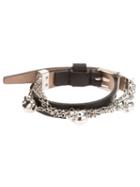 Alexander Mcqueen Chain Skull Wrap Bracelet