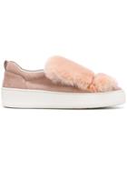 Sergio Rossi Slip On Trainers - Pink