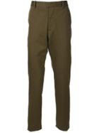 Marni Chino Trousers, Men's, Size: 52, Green, Cotton/spandex/elastane