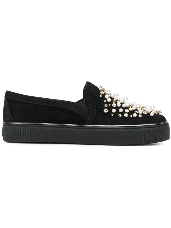 Stuart Weitzman Decor Sneakers - Black