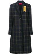 The Gigi Checked Coat - Blue