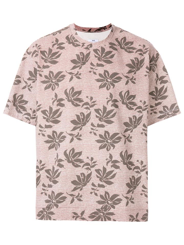 Oamc Daisy Print T-shirt - Brown