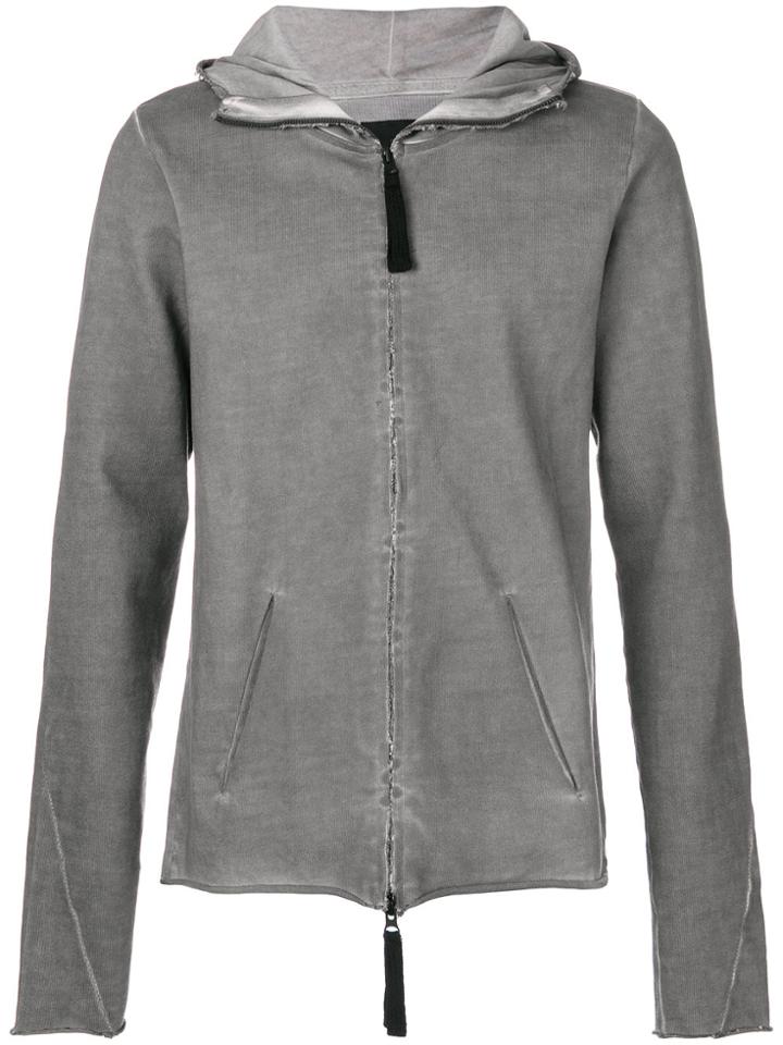 Thom Krom Zipped Hoodie - Grey
