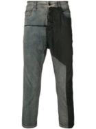 Rick Owens Drkshdw Colour Contrast Jeans - Blue