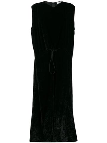 Dusan Sleeveless Velvet Jumpsuit - Black