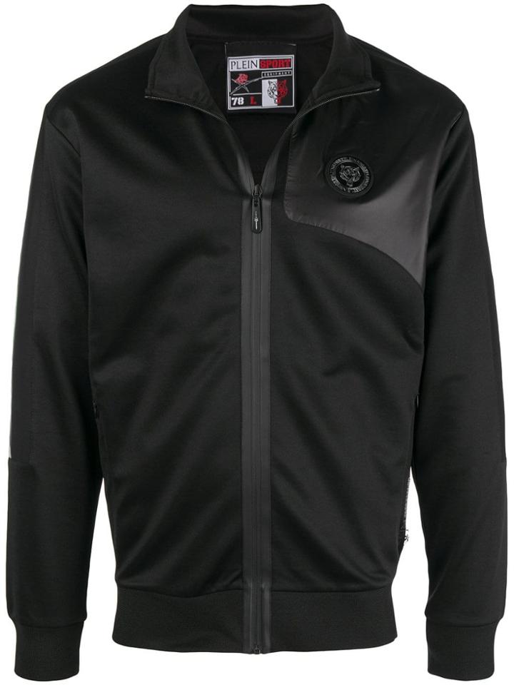 Plein Sport Logo Plaque Jacket - Black