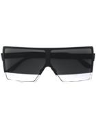 Saint Laurent Eyewear Oversized Square Frames - Black