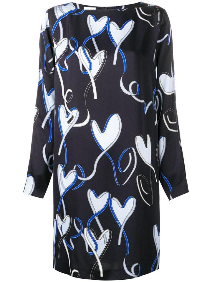 Escada Sport Printed Shift Dressboat - Blue