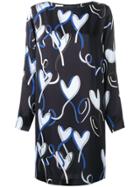 Escada Sport Printed Shift Dressboat - Blue