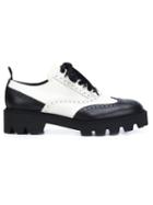 Mulberry Monochrome Lace-up Brogues