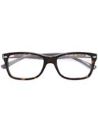 Ray-ban - Square Frame Glasses - Women - Acetate - 53, Brown, Acetate