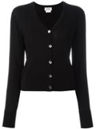 Dkny V-neck Cardigan, Women's, Size: Large, Black, Merino