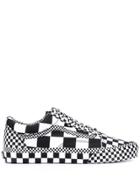 Vans All Over Check Sneakers - Black