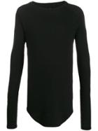 Army Of Me Long Sleeves Ribbed T-shirt - Black