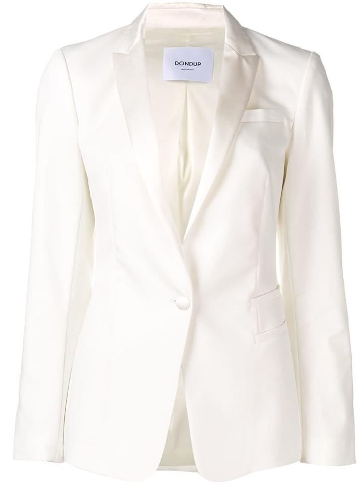 Dondup Peaked Lapel Blazer - White