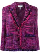 Escada Sport Tweed Single Breasted Jacket - Pink