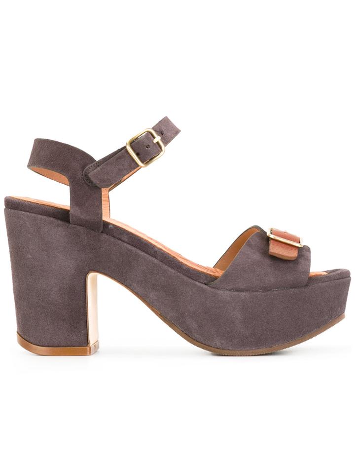 Chie Mihara Fasha Sandals - Grey