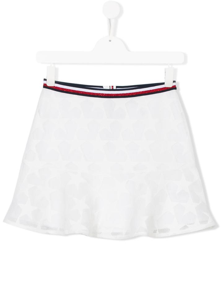 Tommy Hilfiger Junior Flared Mini Skirt - White