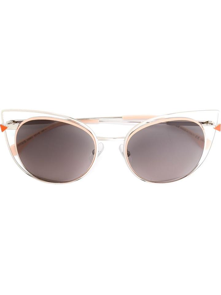 Fendi 'paradeyes' Sunglasses, Women's, Grey, Acetate/metal