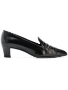 Prada Vintage Low Heel Loafers - Black