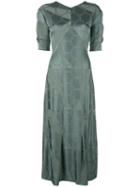 Isabel Marant Rany Dress, Women's, Size: 38, Green, Ramie/viscose/cotton