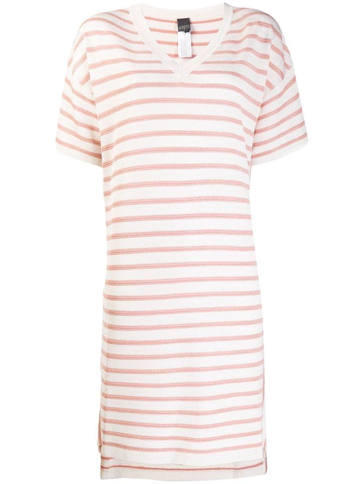 Lorena Antoniazzi Striped Knitted Dress - Neutrals