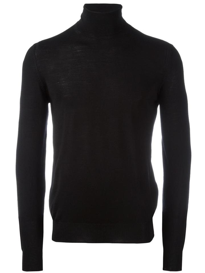 Paolo Pecora Turtleneck Jumper - Black