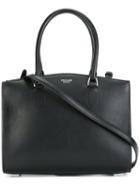 Rochas Plain Tote Bag, Women's, Black, Calf Leather
