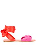 Anna Baiguera Aurora Colour-block Sandals - Pink
